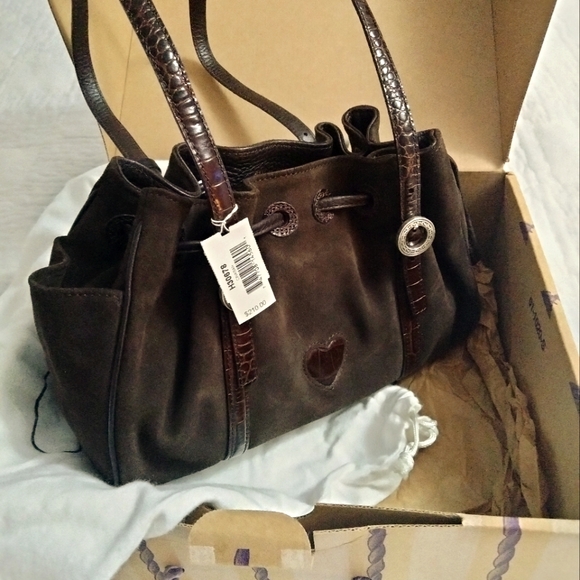Brighton Chocolate Brown Cinnabar Handbag (Smaller Version of Cinlaire) - Picture 11 of 16